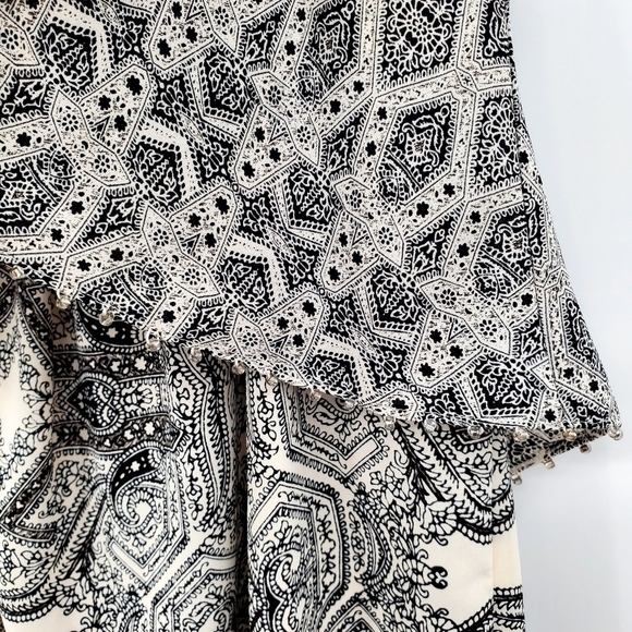 Anthropologie Vanessa Virginia Talitha Beaded Flounce Maxi Dress - Picture 5 of 12